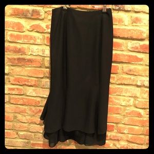 Long black skirt
